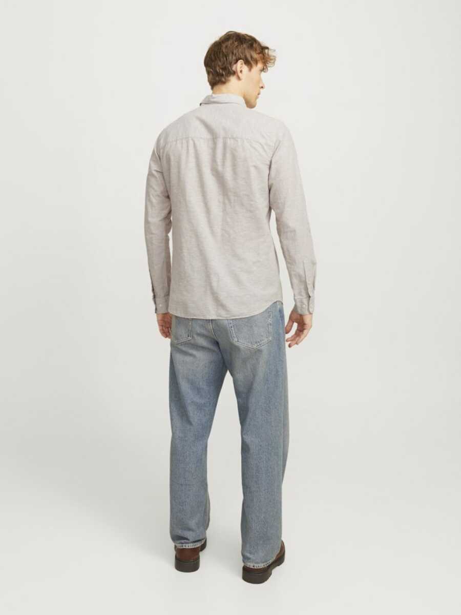 Jack Jones Breeze Keten Slım Fit Erkek Gömlek 12268964 - 4