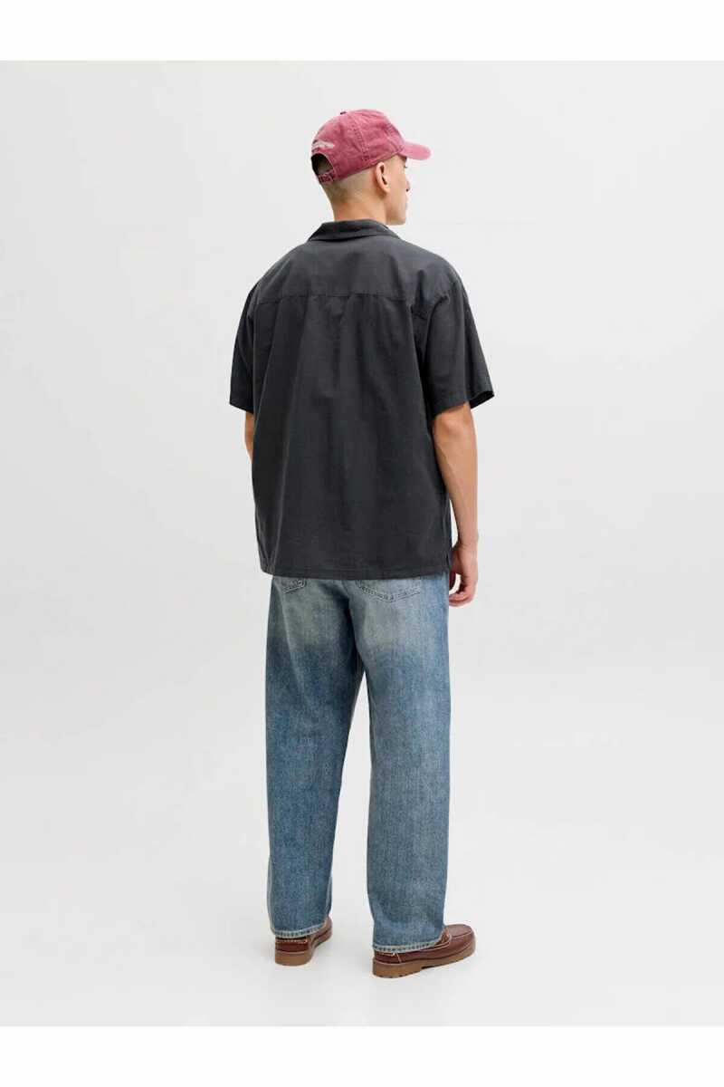 Jack Jones Breeze Lınen Brand Relax Fit Erkek Gömlek 12288594 - 3