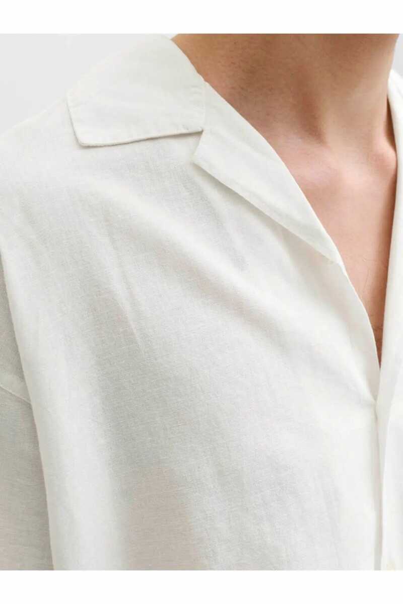 Jack Jones Breeze Lınen Brand Relax Fit Erkek Gömlek 12288594 - 5