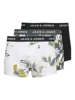 Jack Jones Cabstract 3 Lü Paket Erkek Boxer 12273114 