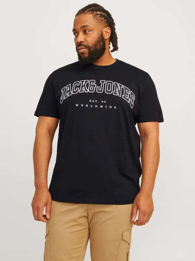 Jack Jones Caleb Varsıty Büyük Beden Erkek Tişört 12258871