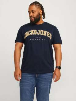 Jack Jones Caleb Varsıty Büyük Beden Erkek Tişört 12258871