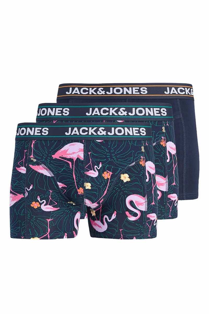 Jack Jones Candy Flamıngo 3 Lü Paket Erkek Boxer 12295173 - 1