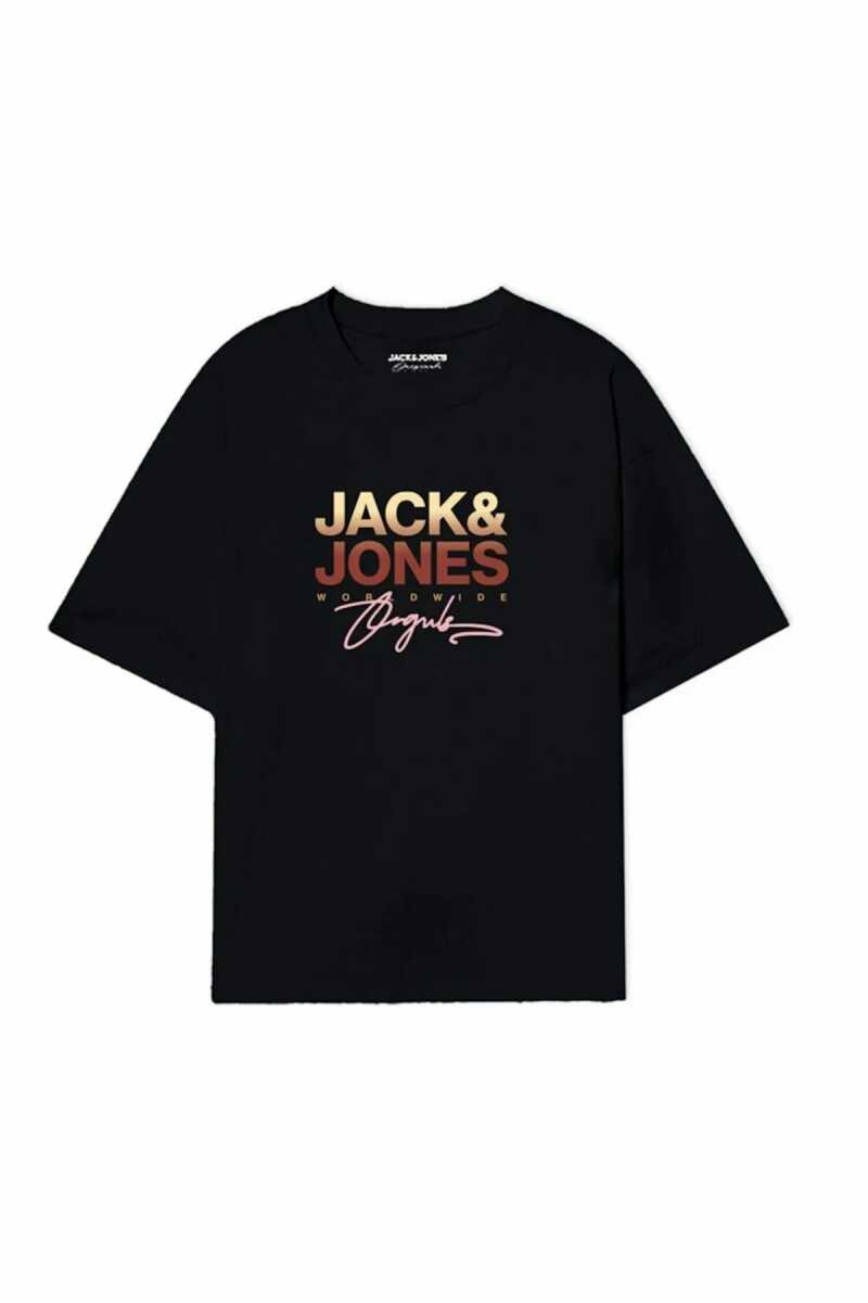 Jack Jones Canggu Logo Regular Fit Erkek Tişört 12281809 - 1