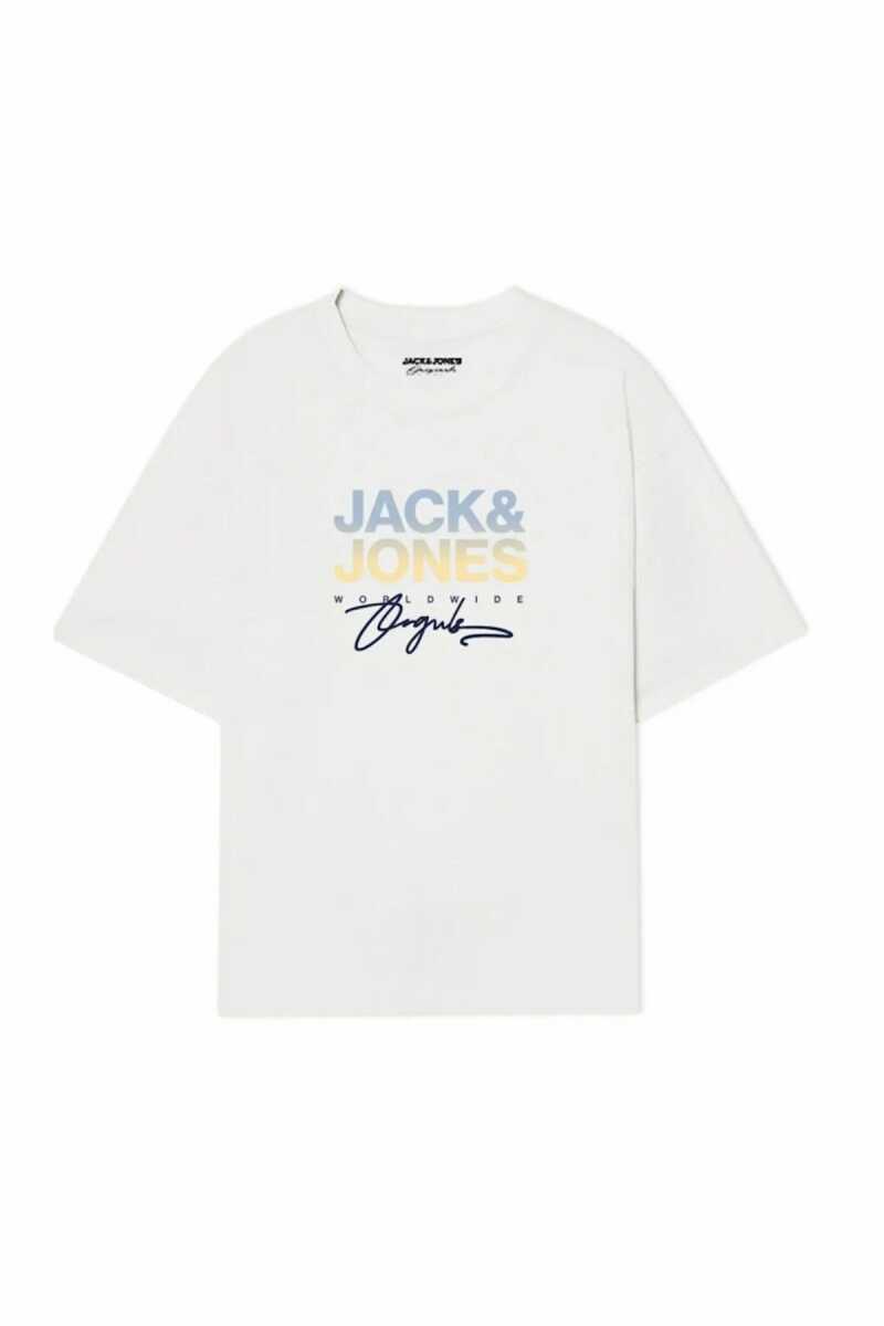 Jack Jones Canggu Logo Regular Fit Erkek Tişört 12281809 - 1