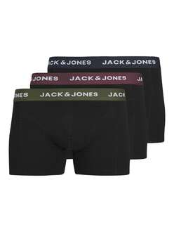 Jack Jones Caron Solıd 3 Lü Paket Erkek Boxer 12259085