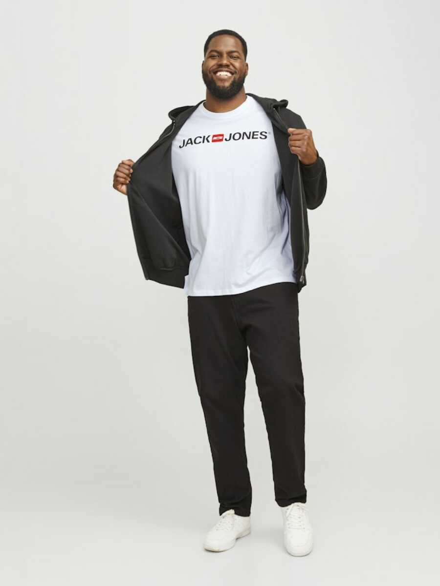 Jack Jones Carp Logo Büyük Beden Erkek Tişört 12184987 - Jack Jones Plus (1)