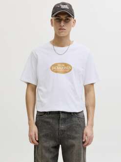 Jack Jones Catskılls Front Logo Regular Fit Erkek Tişört 12297891 