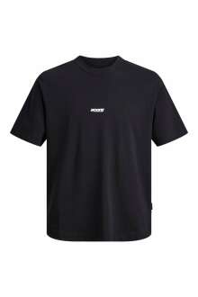 Jack Jones Club Small Font Prınt Relax Fit Erkek Tişört 12298984 