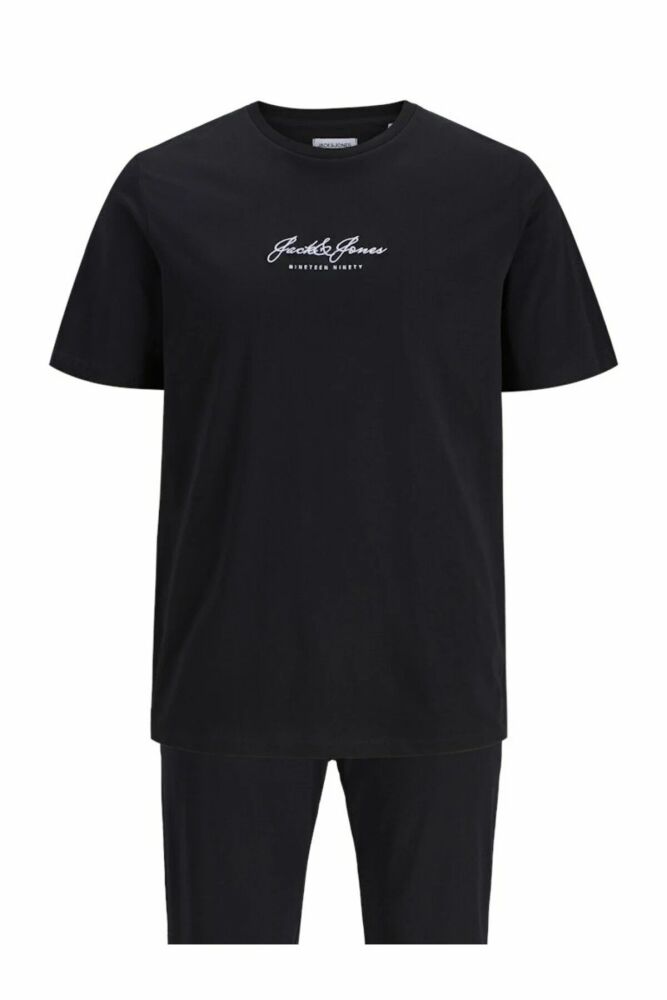 Jack Jones Clyde Tişört Ve Pantolon Erkek Pjama Takımı 12286446 (1)