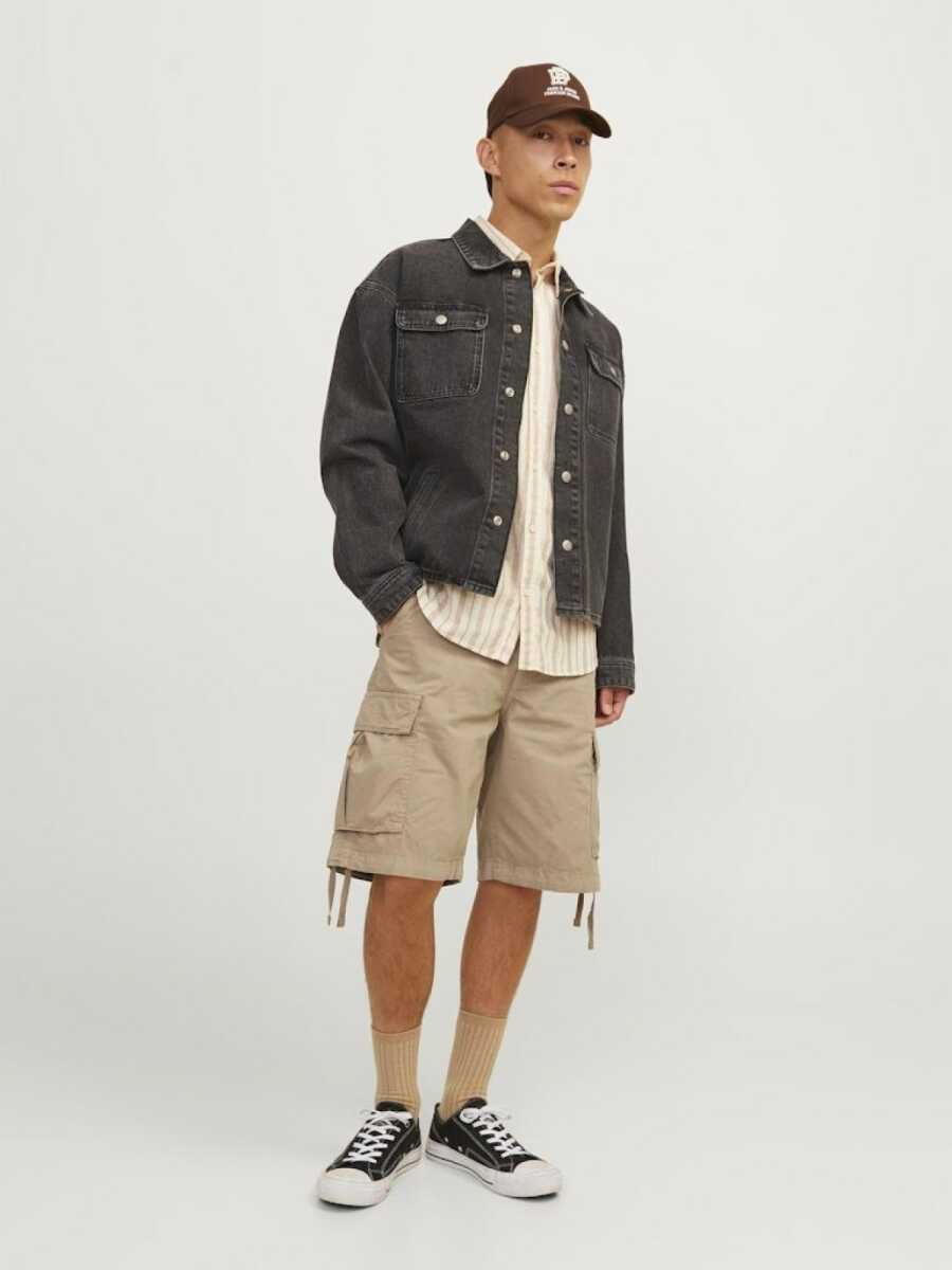 Jack Jones Cole Tucker Erkek Kargo Şort 12253122 - 5