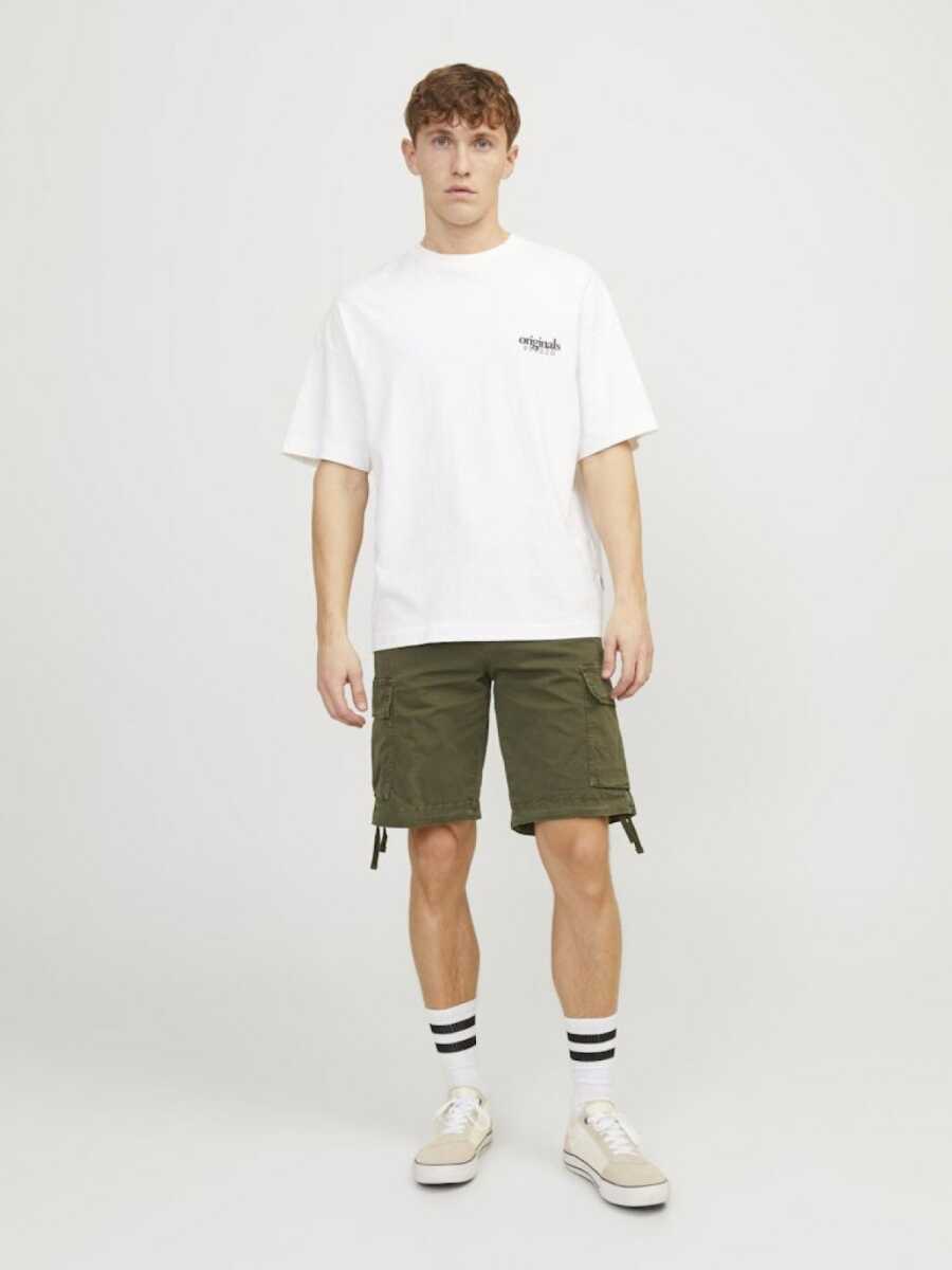 Jack Jones Cole Tucker Erkek Kargo Şort 12253122 - 5