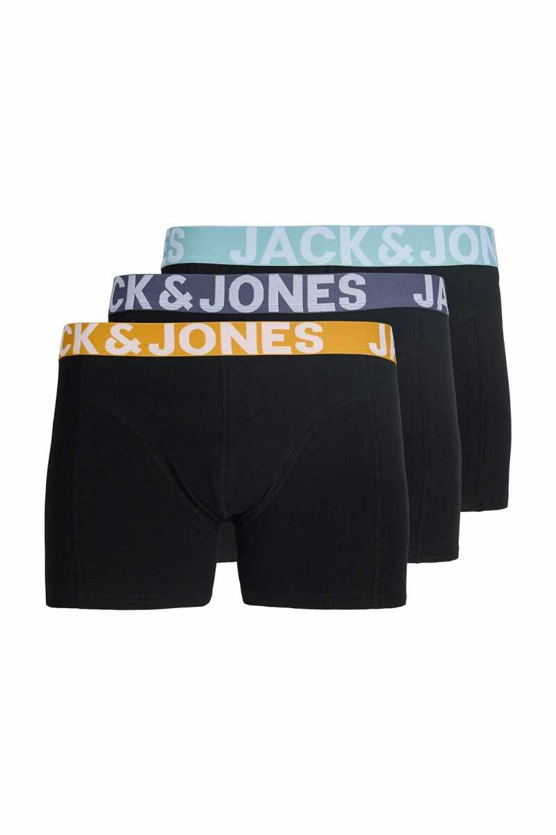 Jack Jones Connor Solıd 3 Lü Paket Erkek Boxer 12285740 - 1