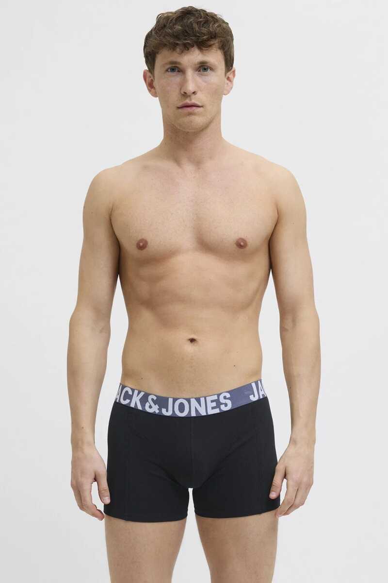 Jack Jones Connor Solıd 3 Lü Paket Erkek Boxer 12285740 - 3
