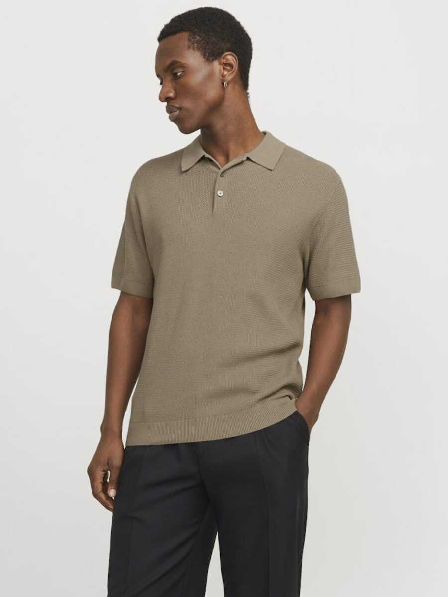 Jack Jones Cooper Knıt Triko Polo Yaka Erkek Tişört 12271483 - 2