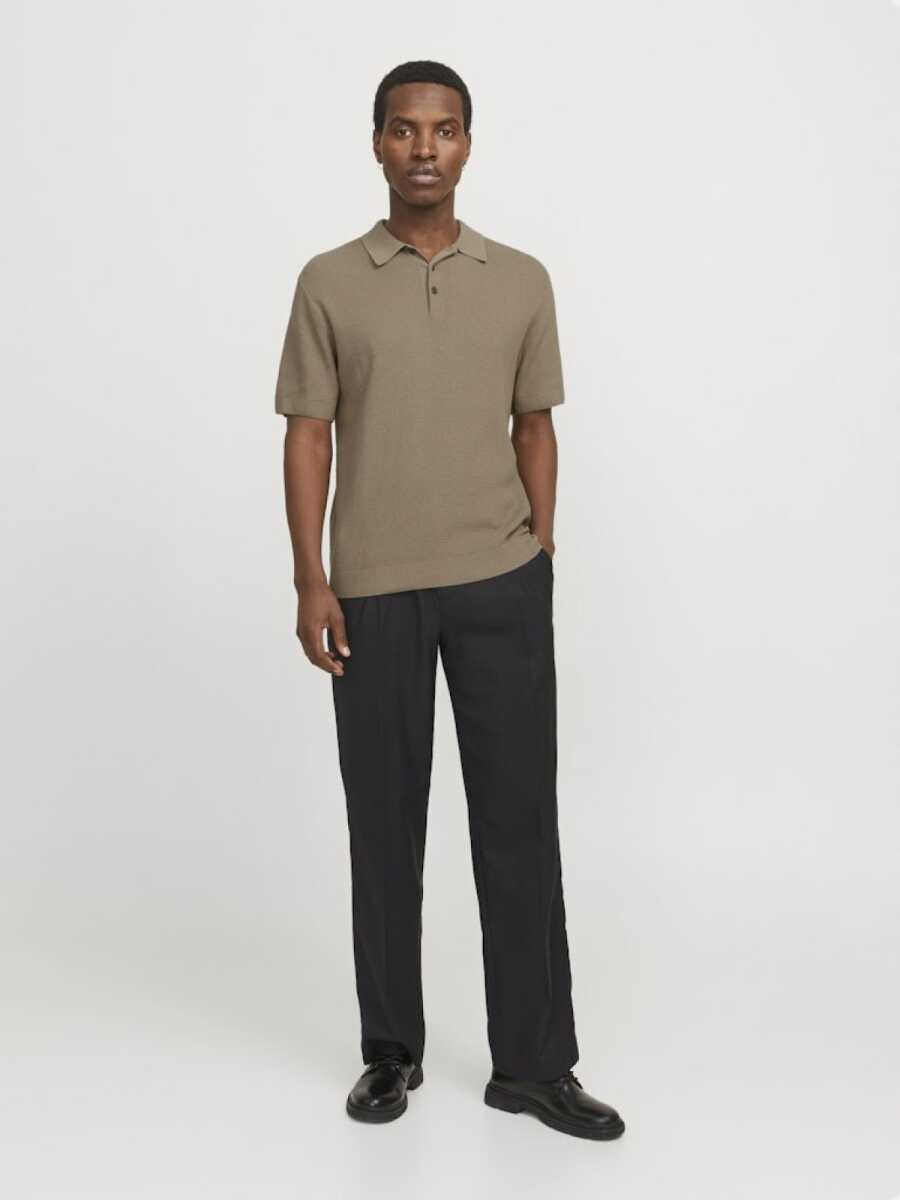 Jack Jones Cooper Knıt Triko Polo Yaka Erkek Tişört 12271483 - 4
