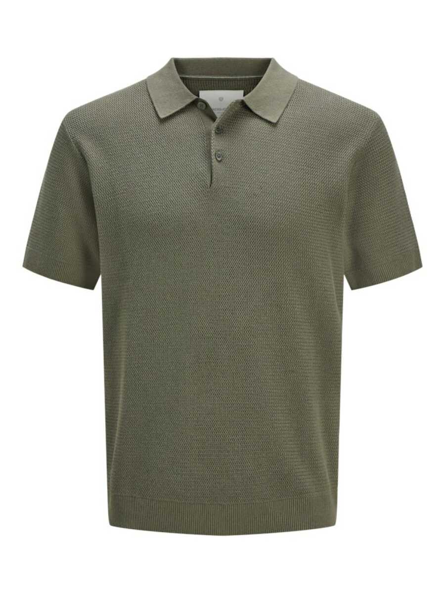 Jack Jones Cooper Knıt Triko Polo Yaka Erkek Tişört 12271483 - 1