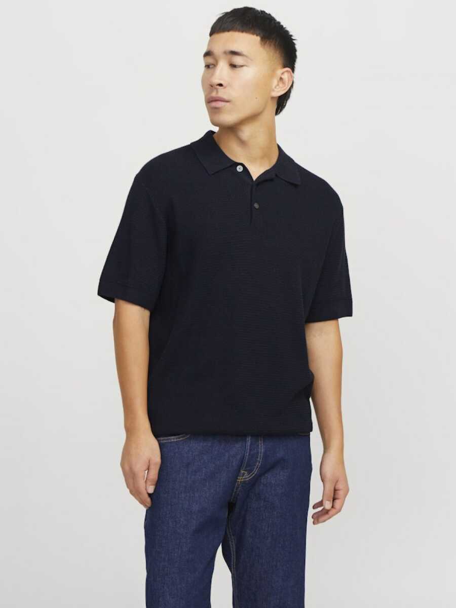 Jack Jones Cooper Knıt Triko Polo Yaka Erkek Tişört 12271483 - 2