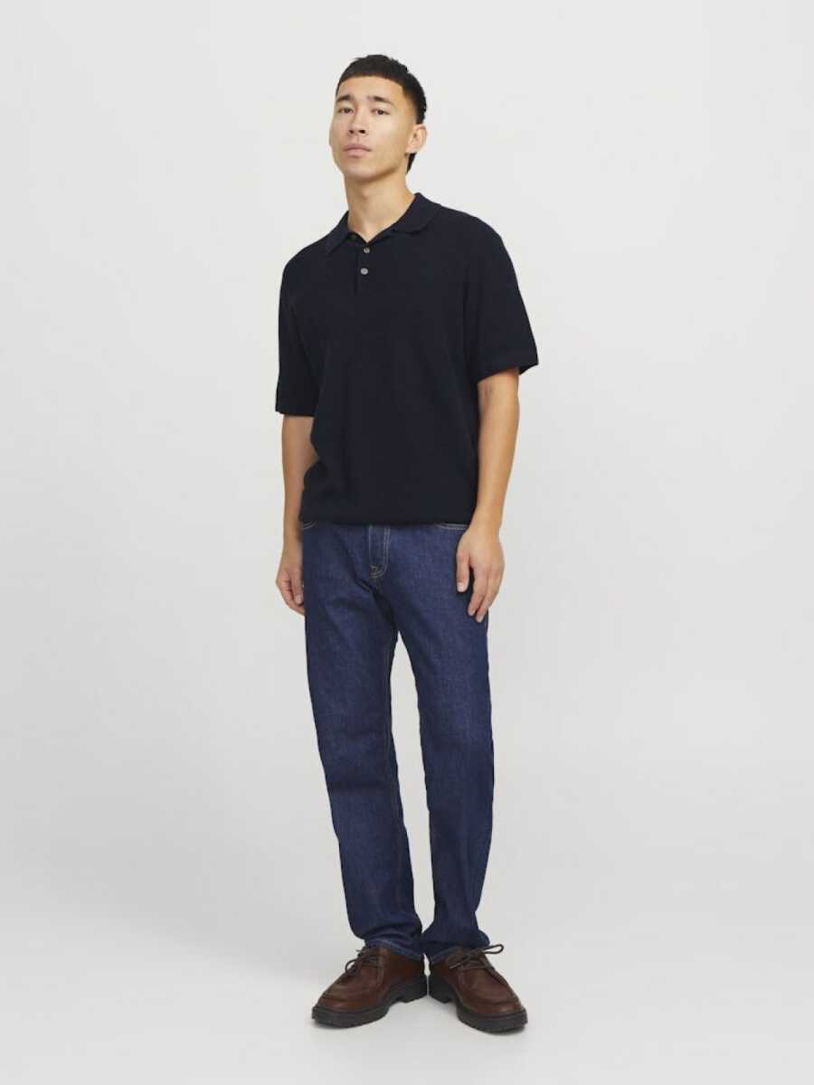 Jack Jones Cooper Knıt Triko Polo Yaka Erkek Tişört 12271483 - 4