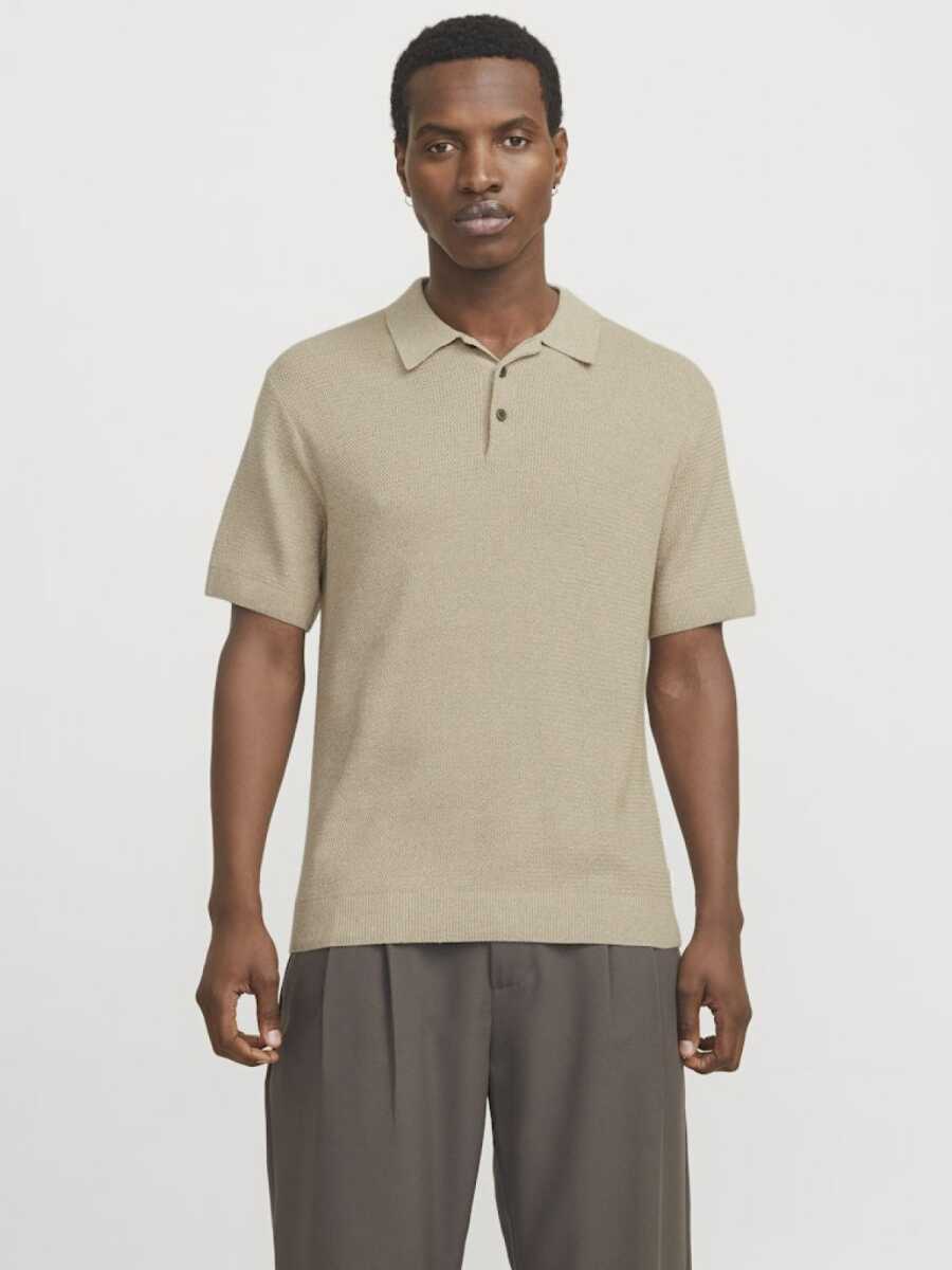 Jack Jones Cooper Knıt Triko Polo Yaka Erkek Tişört 12271483 - 2