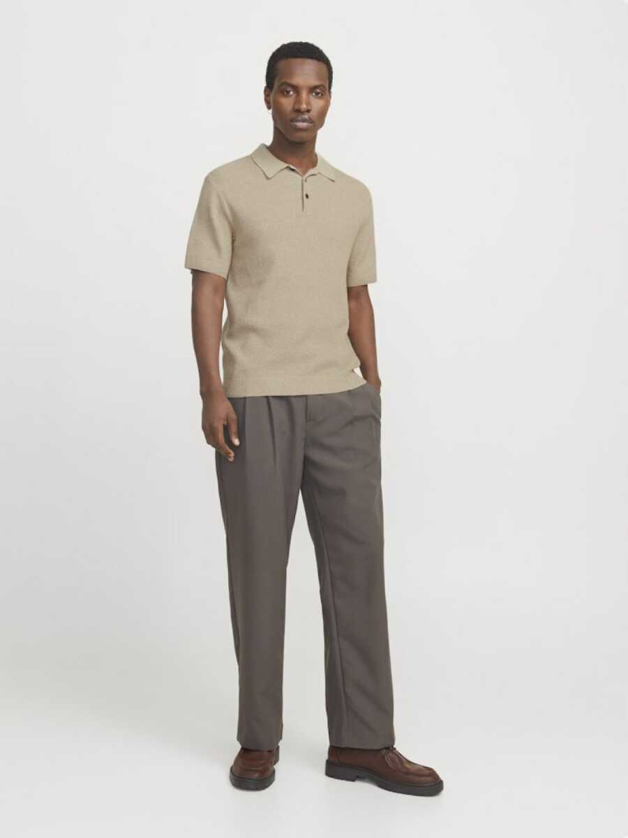 Jack Jones Cooper Knıt Triko Polo Yaka Erkek Tişört 12271483 - 4