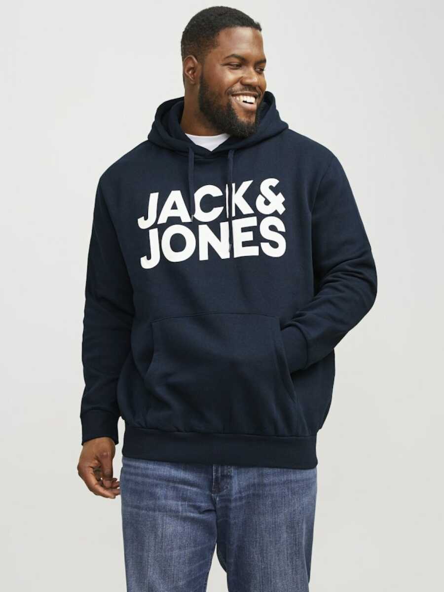 Jack Jones Coro Logo Büyük Beden Erkek Sweat 12163777