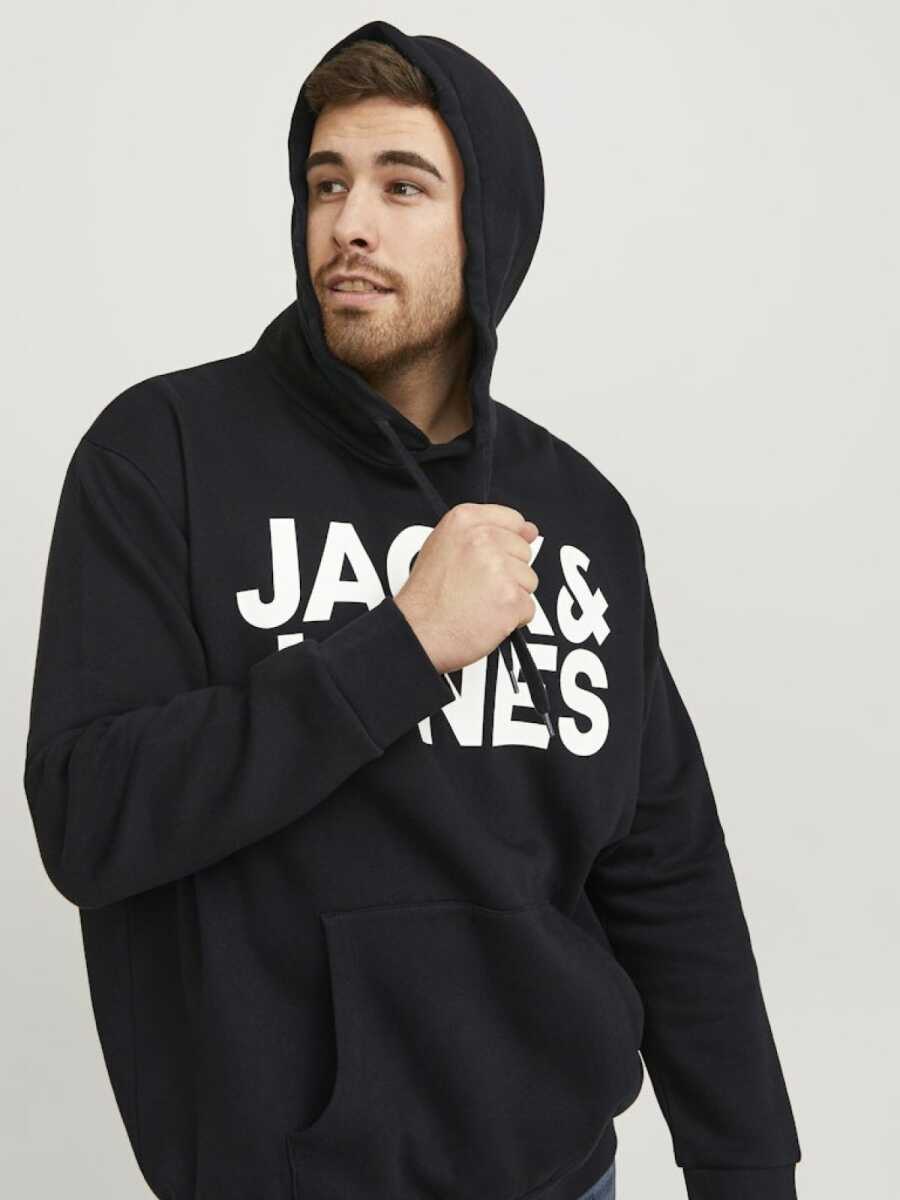 Jack Jones Coro Logo Büyük Beden Erkek Sweat 12163777 (1)