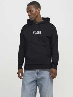 Jack Jones Corp Graphıc Regular Fit Kapişonlu Erkek Sweat 12268422 