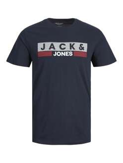 Jack Jones Corp Logo Plus Erkek Tişört 12158505 