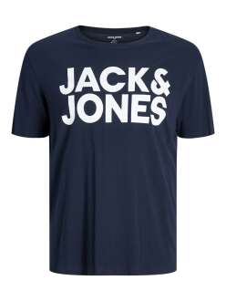Jack Jones Corp Logo Plus Erkek Tişört 12158505 