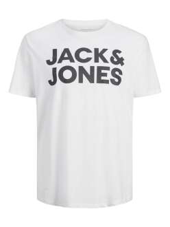 Jack Jones Corp Logo Plus Erkek Tişört 12158505 