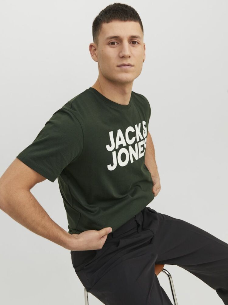 Jack Jones Corp Logo Regular Fit Erkek Tişört 12151955 (1)