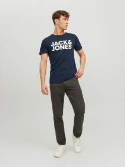 Jack Jones Corp Logo Regular Fit Erkek Tişört 12151955
