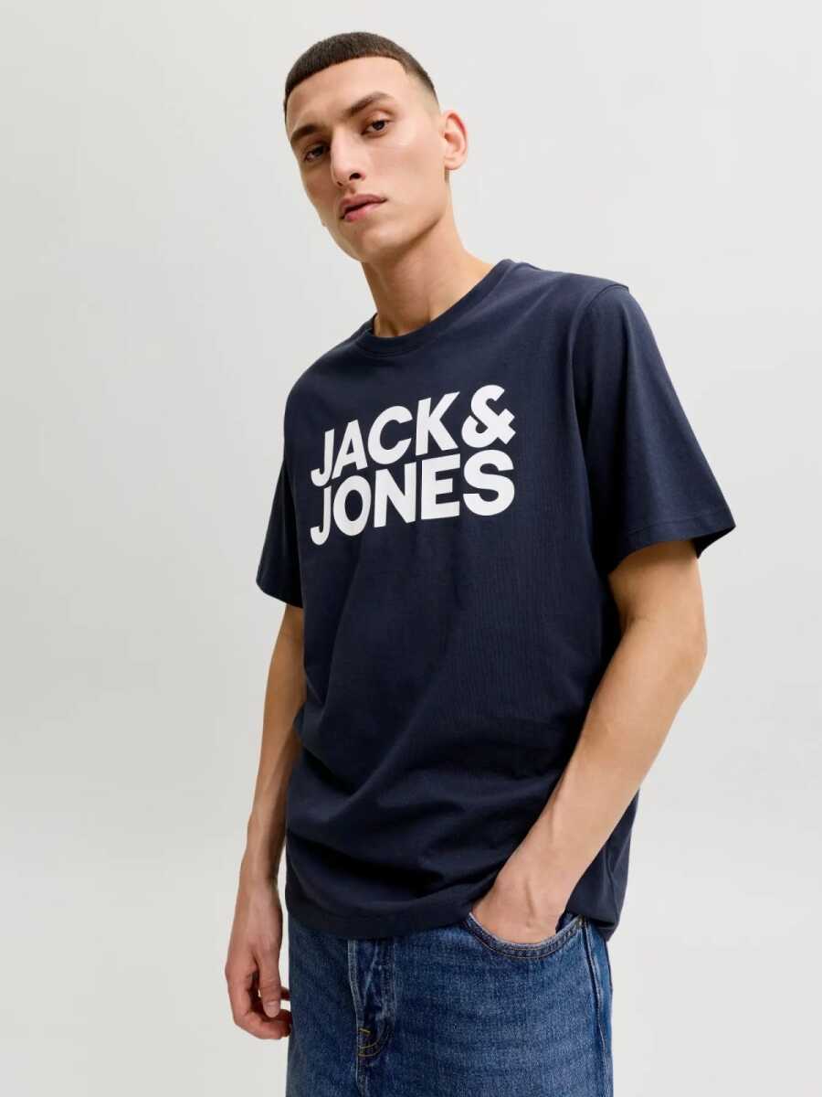 Jack Jones Corp Logo Regular Fit Erkek Tişört 12151955 - 3