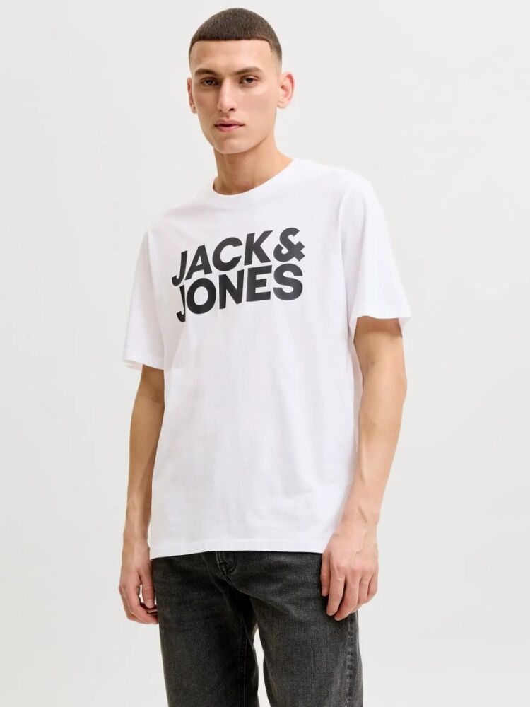 Jack Jones Corp Logo Regular Fit Erkek Tişört 12151955