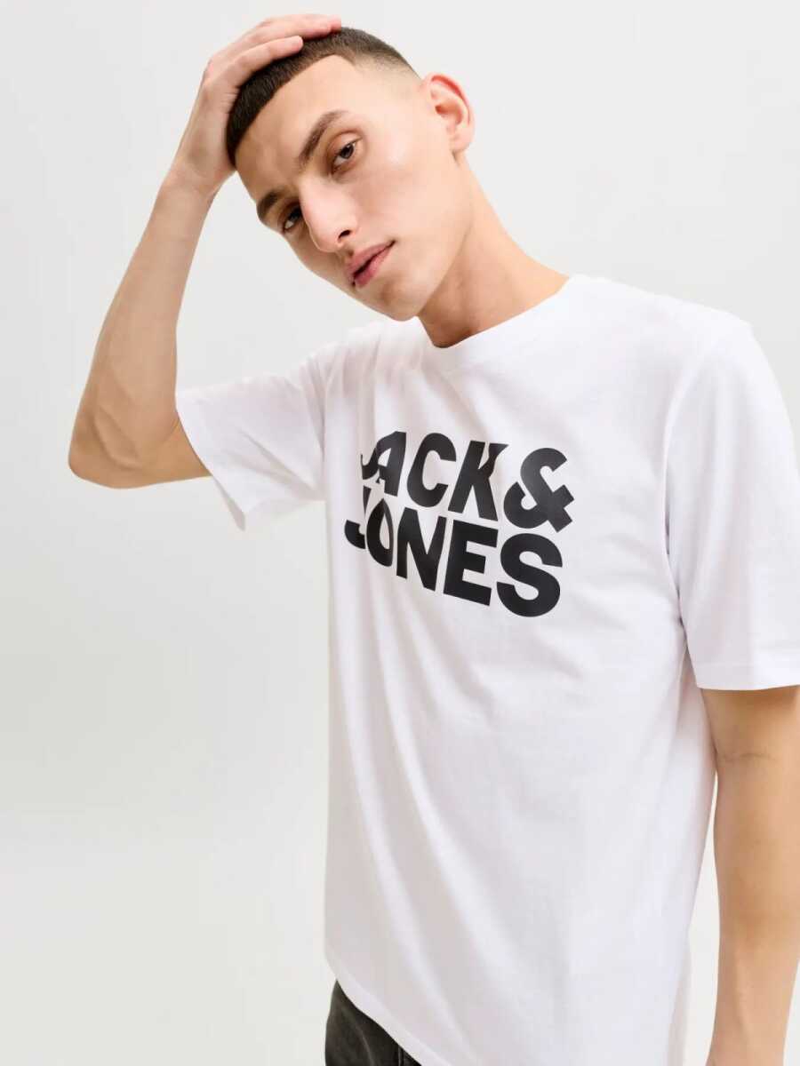 Jack Jones Corp Logo Regular Fit Erkek Tişört 12151955 - 3
