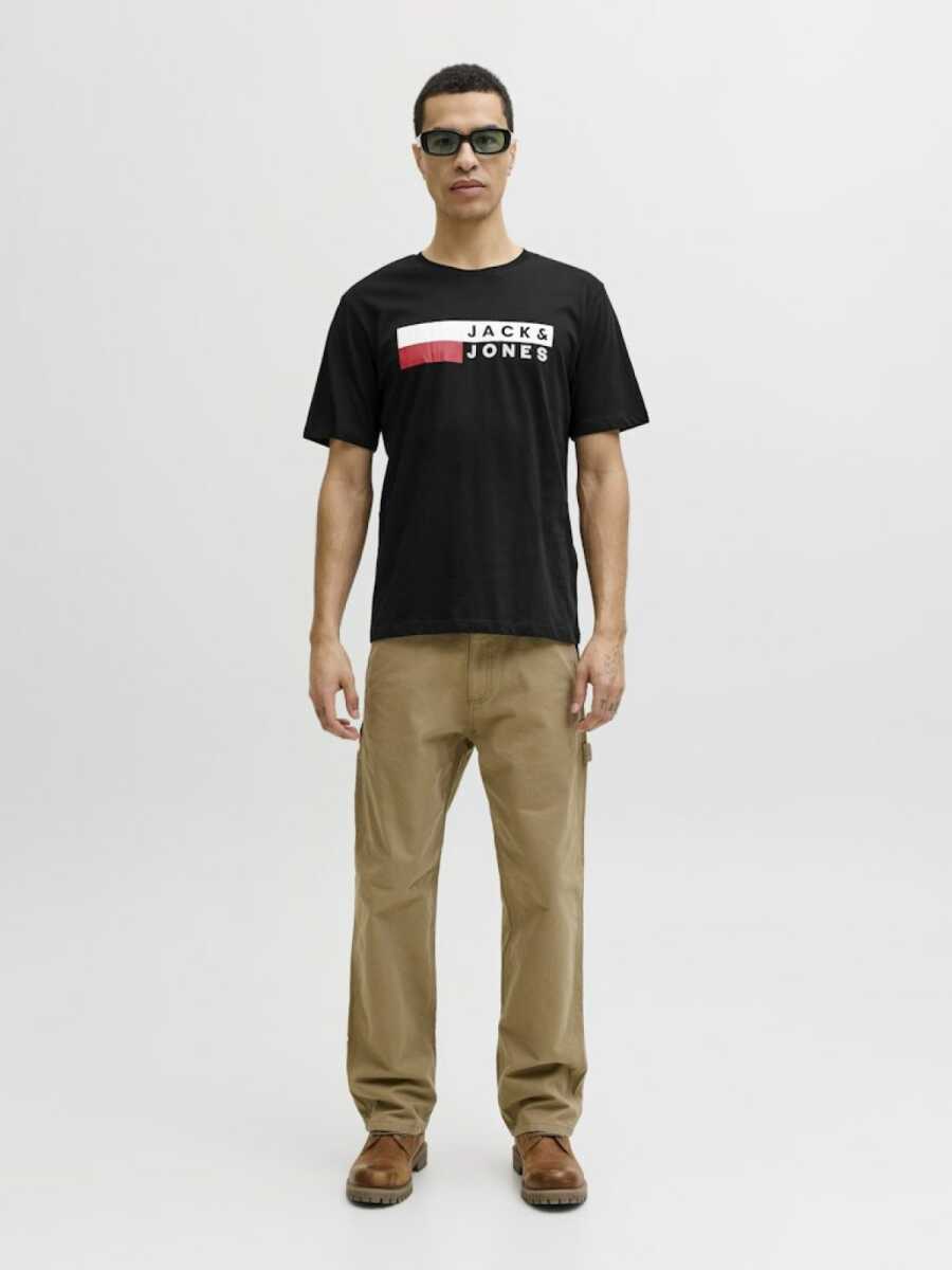 Jack Jones Corp Logo Regular Fit Erkek Tişört 12277926 - 2