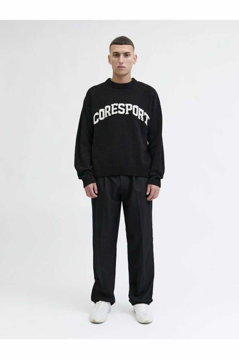 Jack Jones Crest Loose Fit Erkek Kazak 12287251 (1)