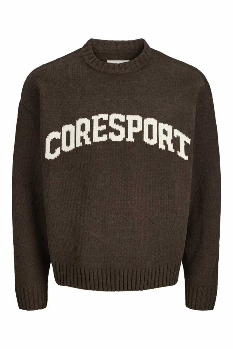 Jack Jones Crest Loose Fit Erkek Kazak 12287251