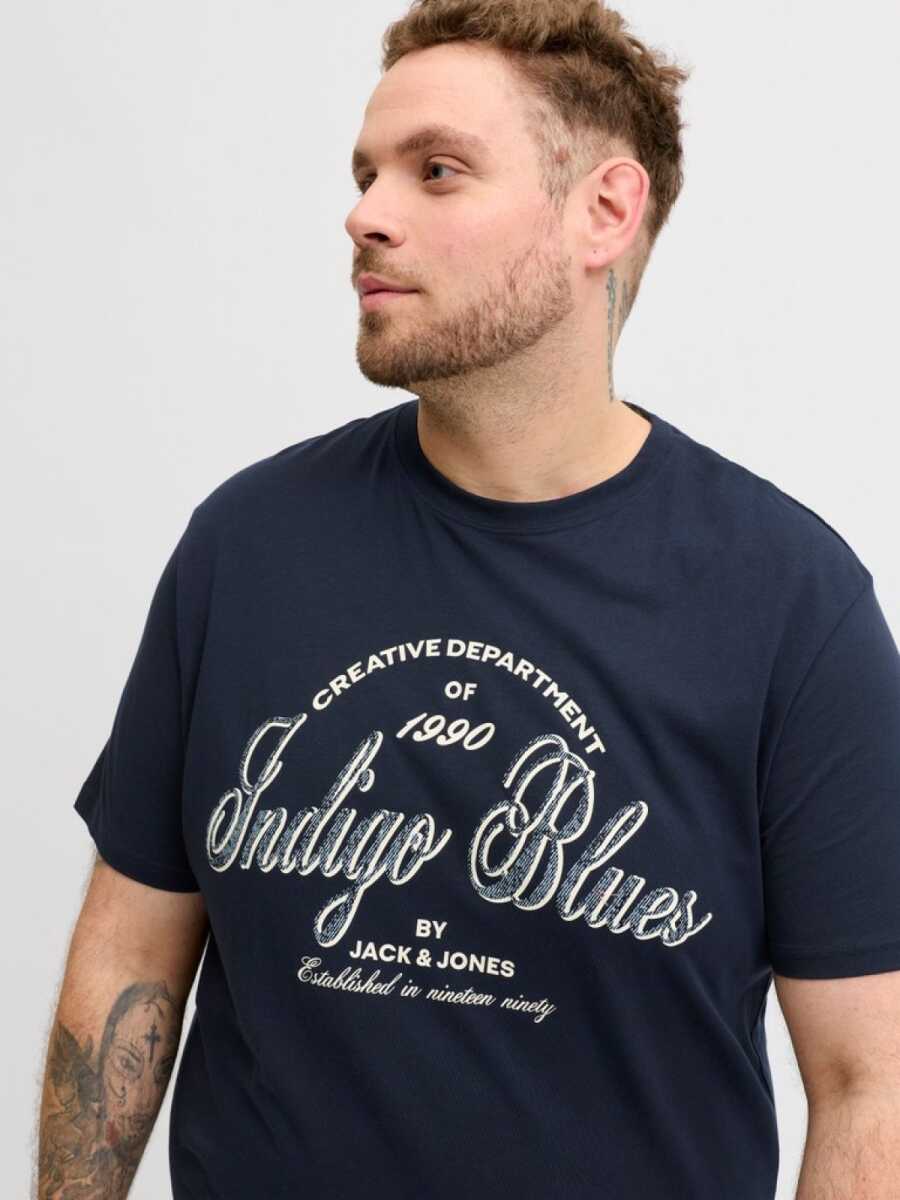 Jack Jones Denver Graphıc Büyük Beden Erkek Tişört 12294518 - 3