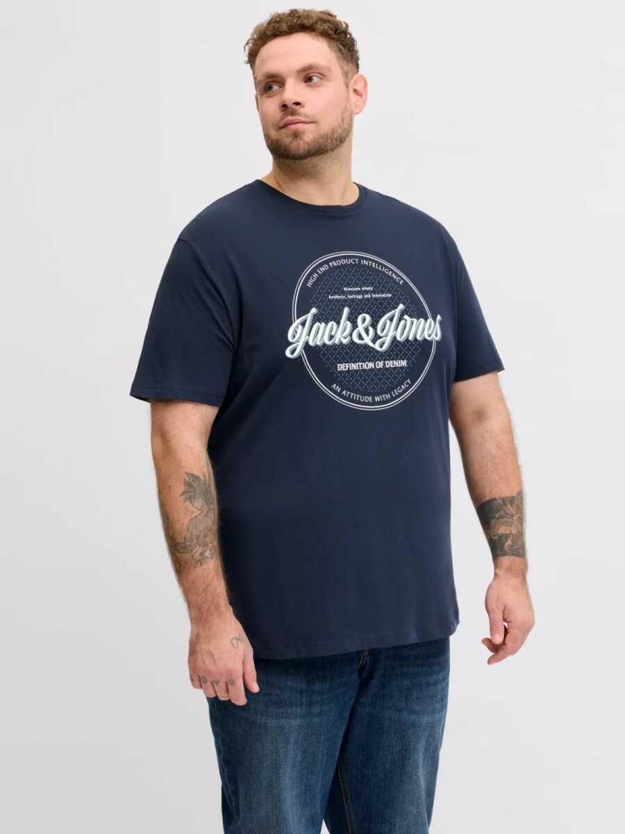 Jack Jones Dover Erkek Büyük Beden Tişört 12294516
