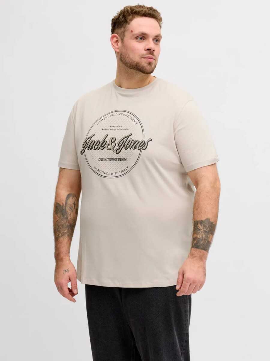 Jack Jones Dover Erkek Büyük Beden Tişört 12294516