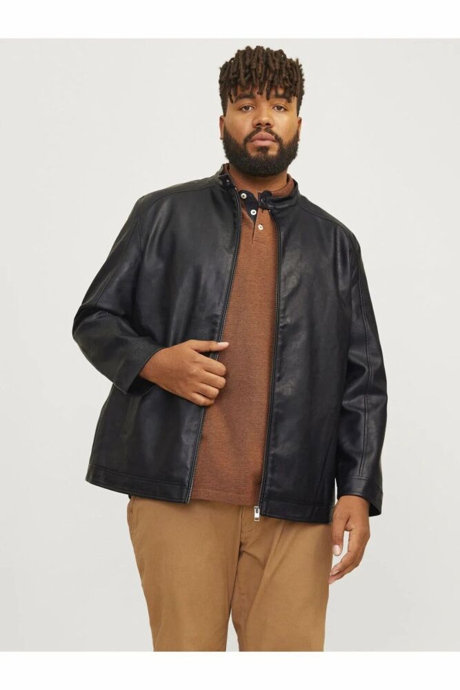 Jack Jones Dylan Clean Pu Büyük Beden Erkek Ceket 12264095