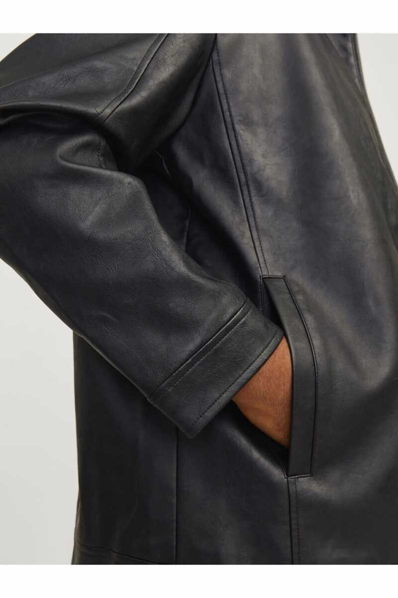 Jack Jones Dylan Clean Pu Büyük Beden Erkek Ceket 12264095 - 5