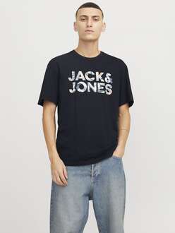 Jack Jones Ebran Logo Erkek Tişört 12268127 