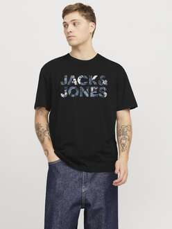 Jack Jones Ebran Logo Erkek Tişört 12268127 