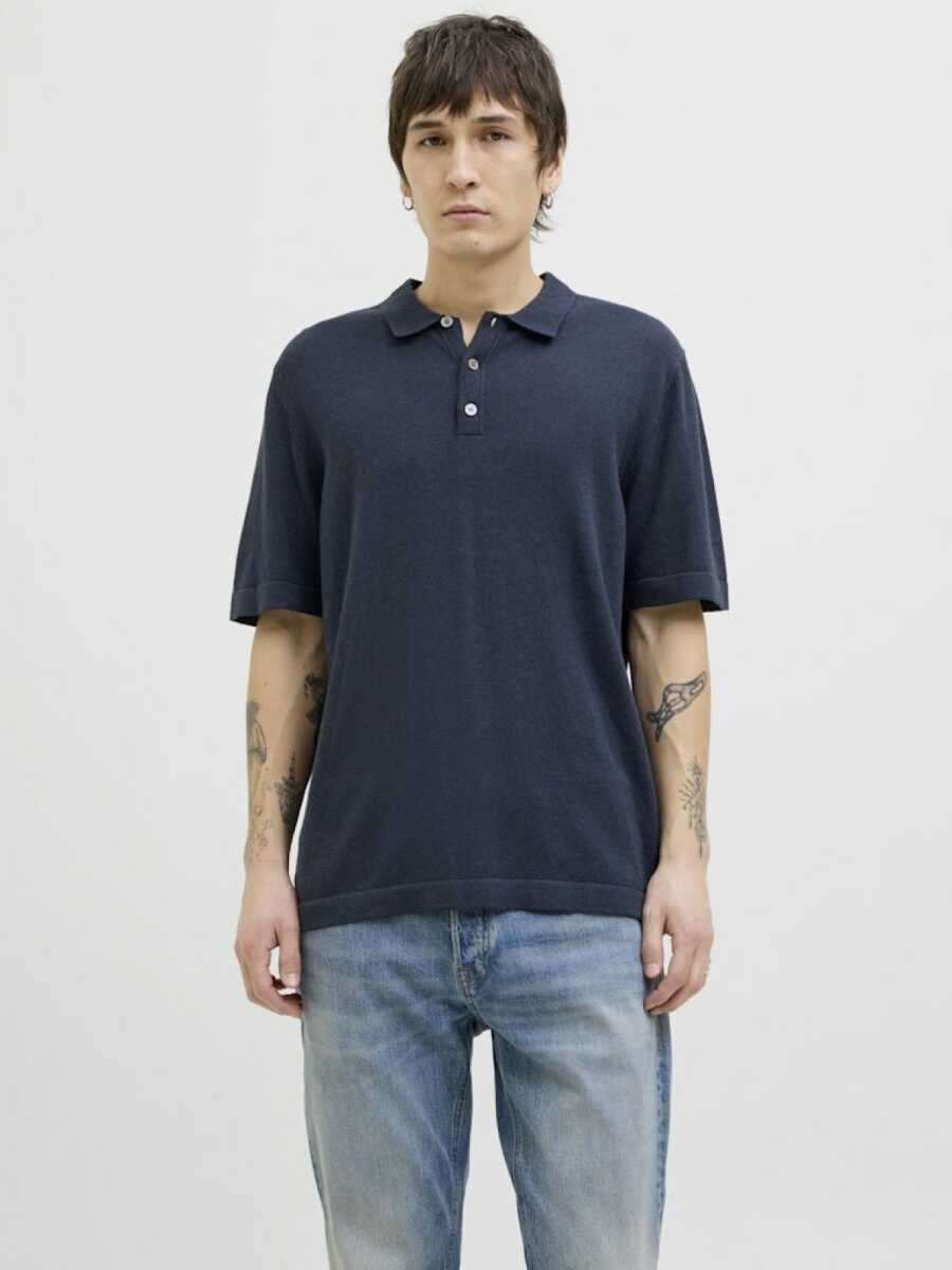 Jack Jones Emıl Knıt Relaxed Relax Fit Tiriko Erkek Polo Yaka Tişört 12268216 - 2