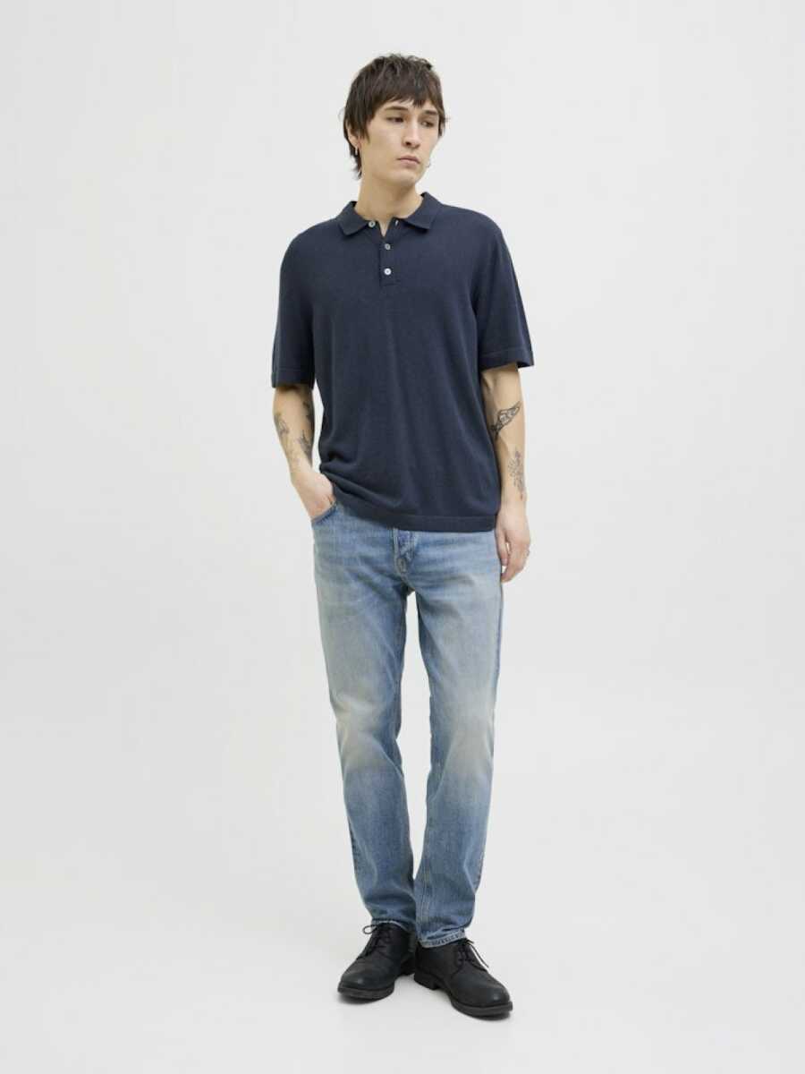Jack Jones Emıl Knıt Relaxed Relax Fit Tiriko Erkek Polo Yaka Tişört 12268216 - 4