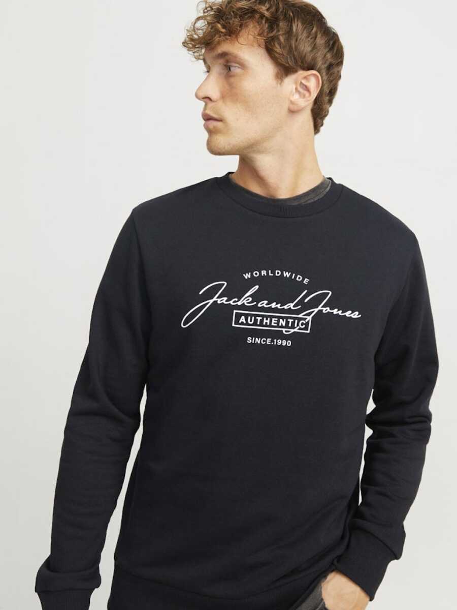 Jack Jones Errıs Bisiklet Yaka Erkek Sweat 12256837 - 4