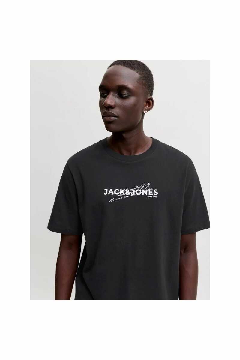 Jack Jones Etorna Front Print Regular Fit Erkek Tişört 12298583 - 4